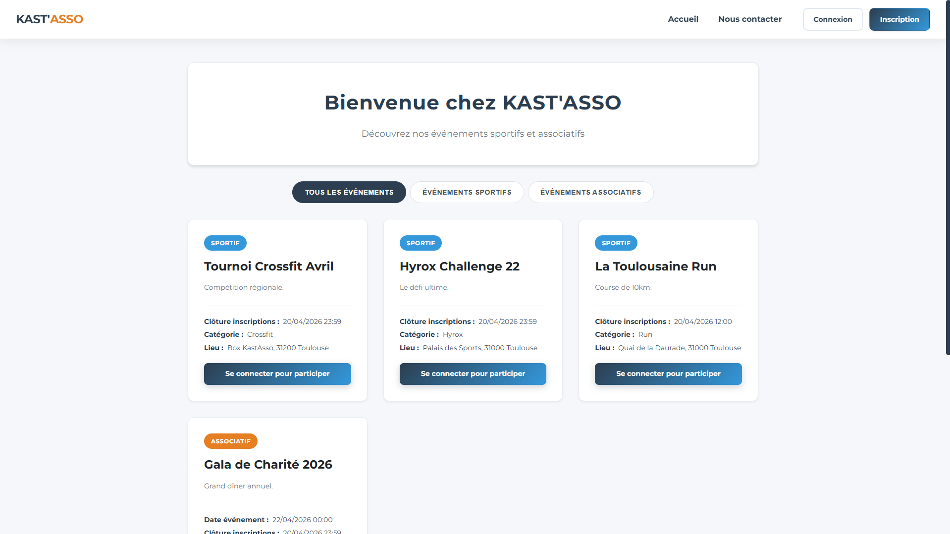 Plateforme Kast Asso